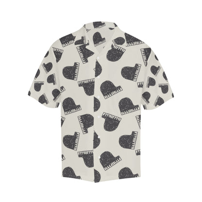 Piano Pattern Print Design 04 Men's Hawaiian Shirt