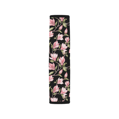 Magnolia Pattern Print Design MAG03 Car Seat Belt Cover