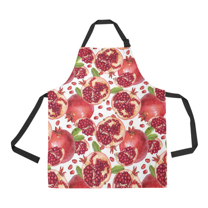 Pomegranate Pattern Print Design PG03 Apron with Pocket