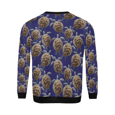 Sea Turtle Pattern Print Design T05 Men Long Sleeve Sweatshirt