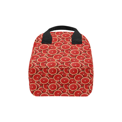 Grapefruit Pattern Print Design GF05 Insulated Lunch Bag