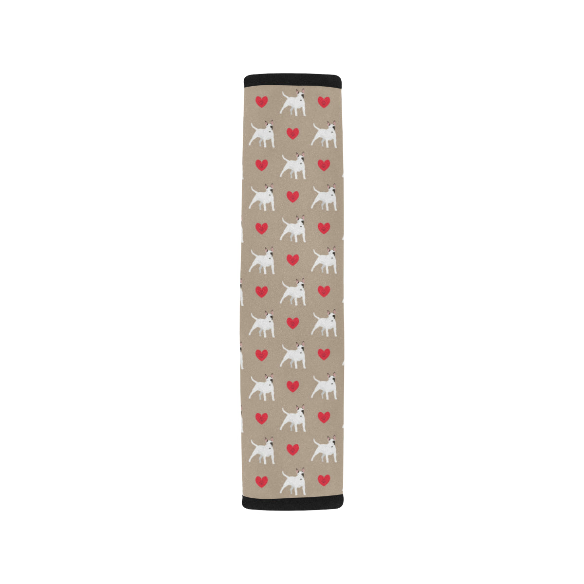 Bull Terriers Pattern Print Design 01 Car Seat Belt Cover