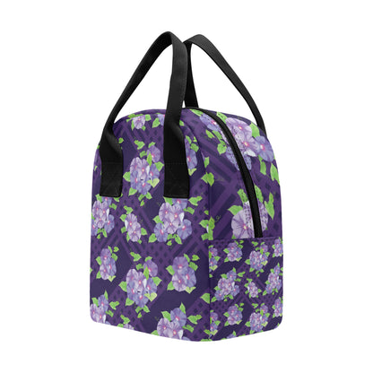 Morning Glory Pattern Print Design MG03 Insulated Lunch Bag