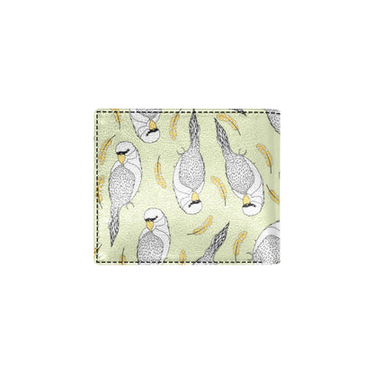 Parakeet Pattern Print Design A03 Men's ID Card Wallet