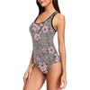 Cherry Blossom Pattern Print Design CB05 Women Swimsuit