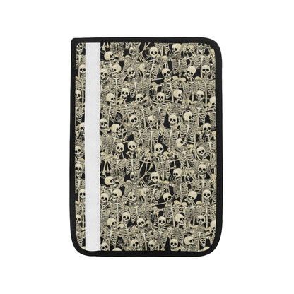Skeleton Design Print Car Seat Belt Cover