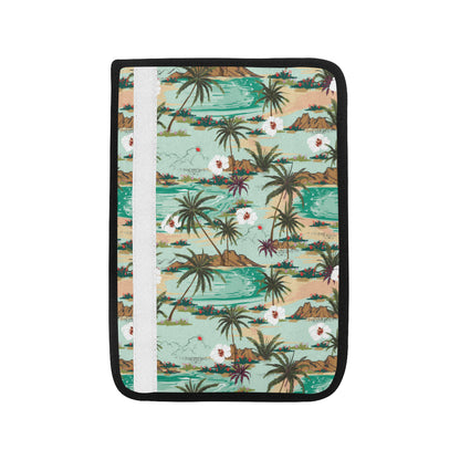 Pacific island Pattern Print Design A03 Car Seat Belt Cover