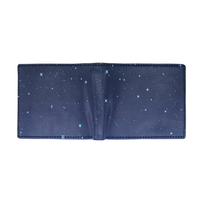Night sky Pattern Print Design A01 Men's ID Card Wallet