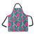 Red Hibiscus Pattern Print Design HB017 Apron with Pocket