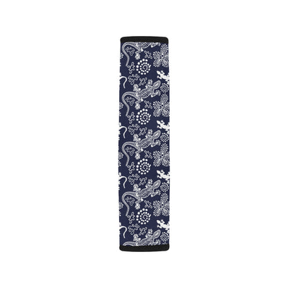 lizard Pattern Print Design 03 Car Seat Belt Cover