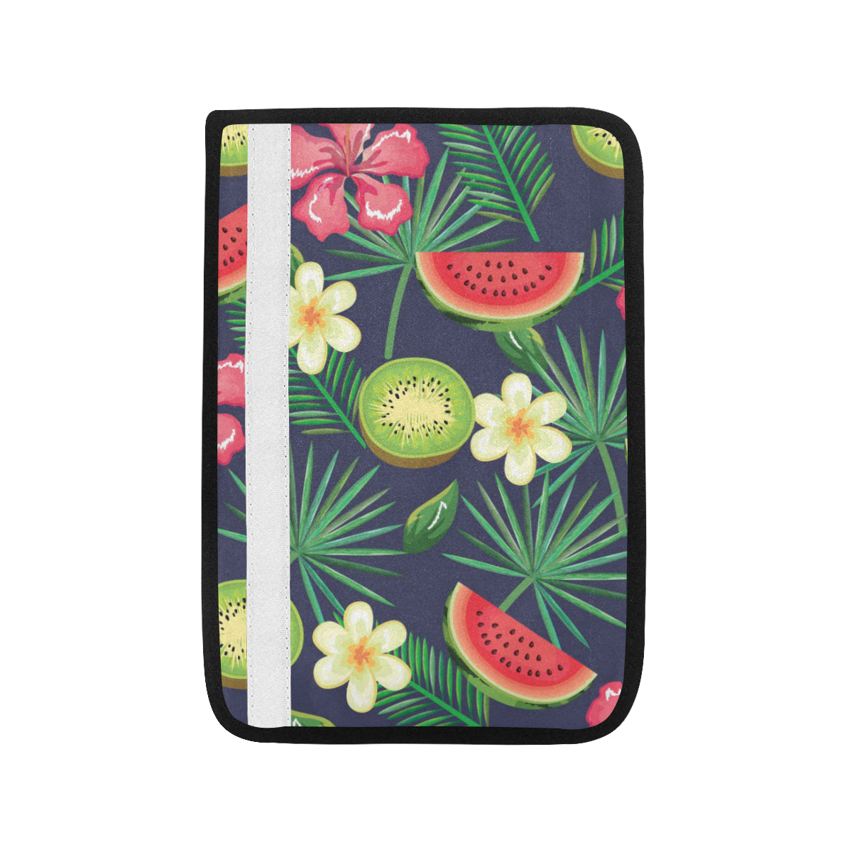 Tropical Fruits Pattern Print Design TF05 Car Seat Belt Cover
