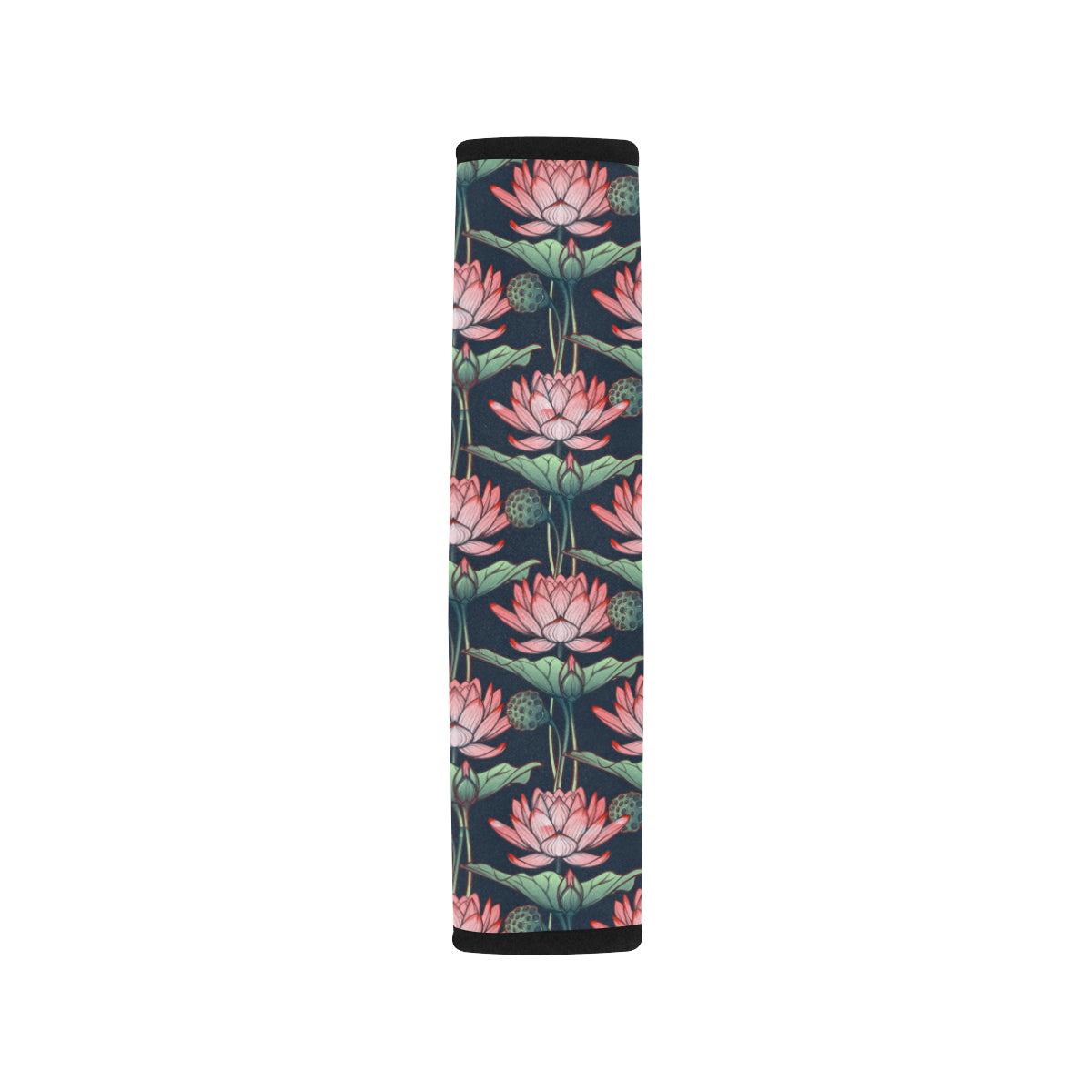 Water Lily Pattern Print Design WL03 Car Seat Belt Cover