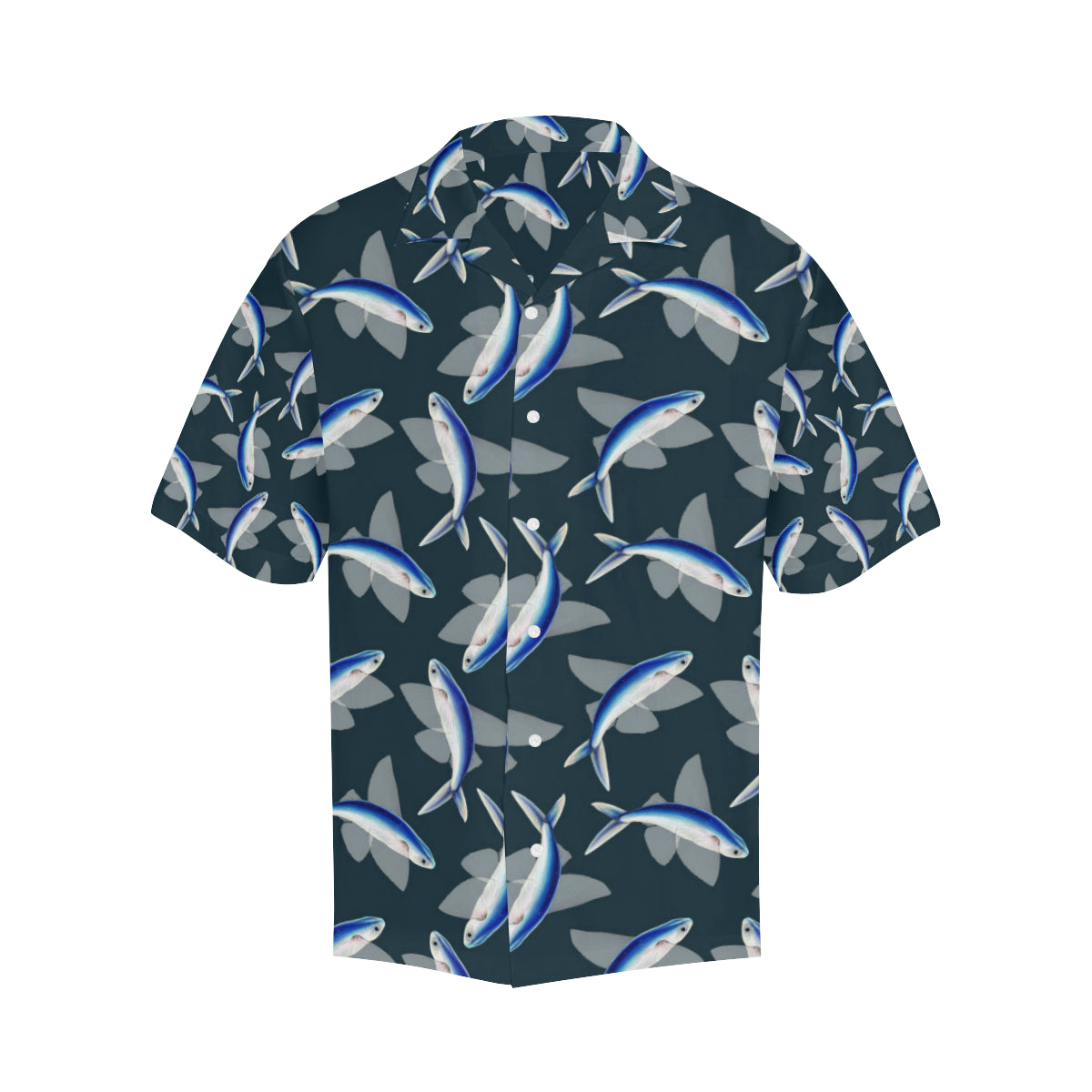 Flying Fish Pattern Print Design 04 Men's Hawaiian Shirt
