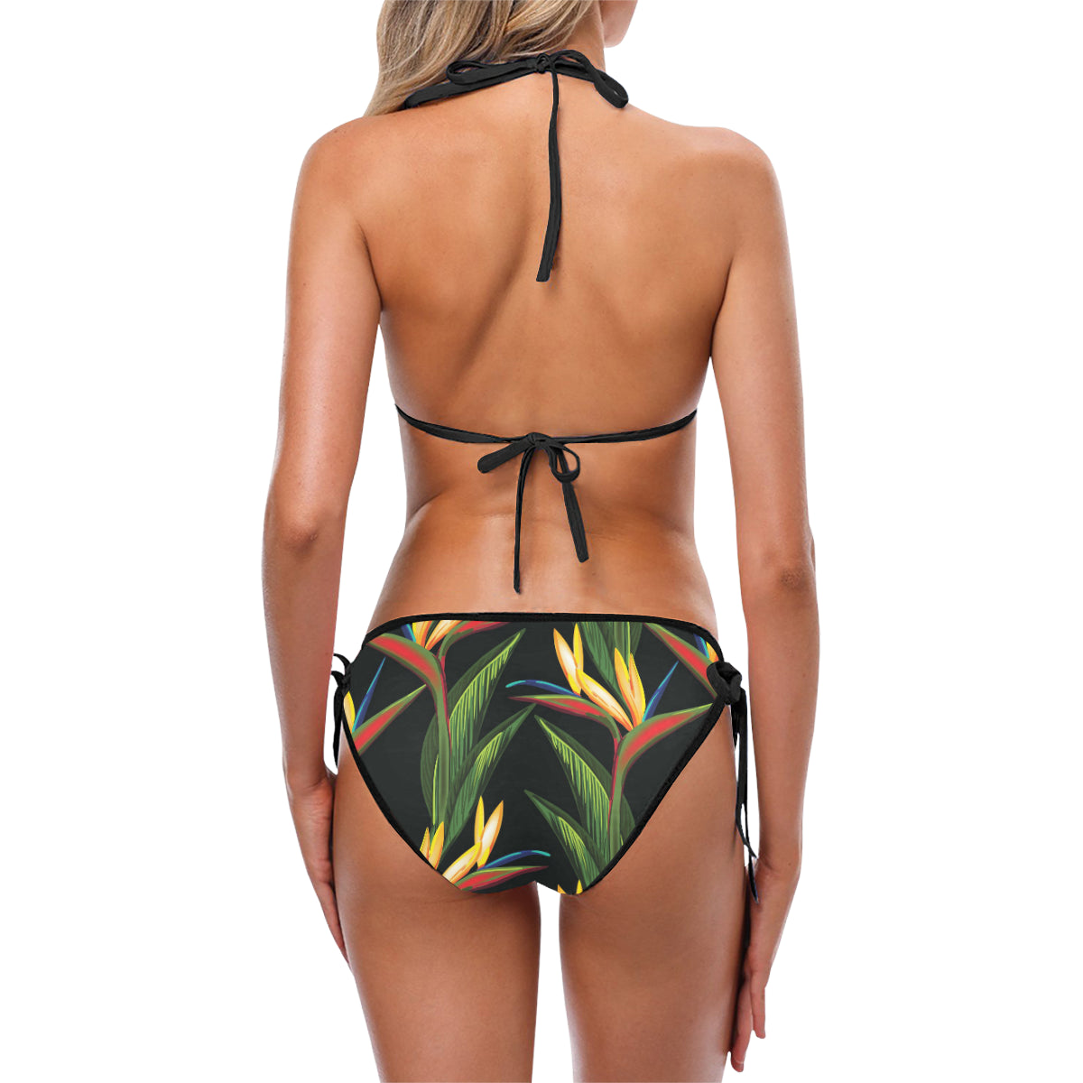 Bird Of Paradise Pattern Print Design BOP012 Bikini