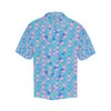 Mermaid Scales Pastel Pattern Print Design 07 Men's Hawaiian Shirt