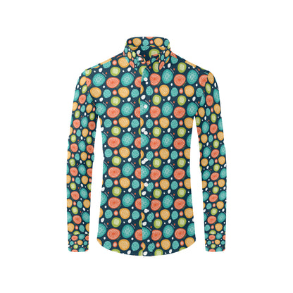 Swedish Themed Design Men's Long Sleeve Shirt