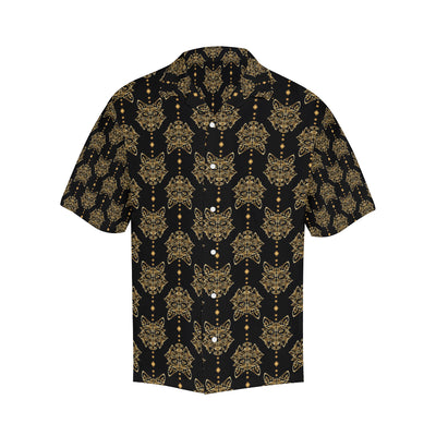 Aztec Wolf Pattern Print Design 04 Men's Hawaiian Shirt