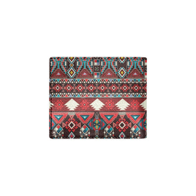 Tribal Aztec Indians native american Men's ID Card Wallet