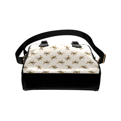 Cowboy Pattern Print Design 01 Shoulder Handbag