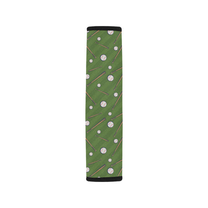 Baseball Pattern Print Design 02 Car Seat Belt Cover