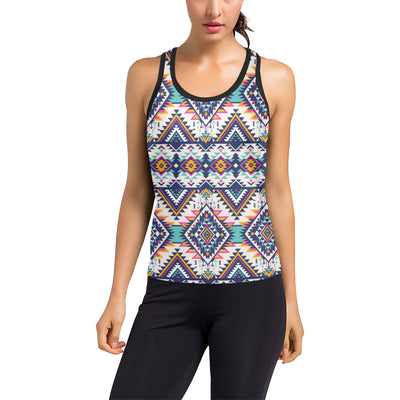 Tribal Aztec native american Women's Racerback Tank Top