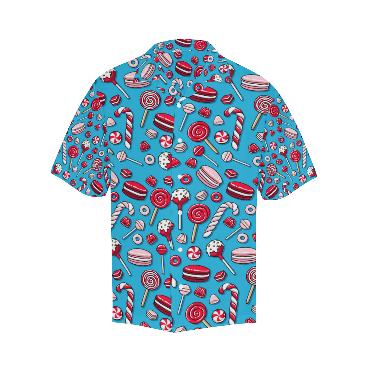 Candy Pattern Print Design 05 Men's Hawaiian Shirt