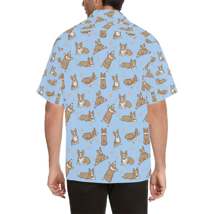 Pembroke Welsh Corgis Pattern Print Design A05 Men's Hawaiian Shirt