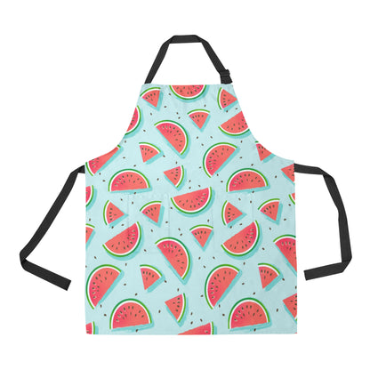 Watermelon Pattern Print Design WM03 Apron with Pocket
