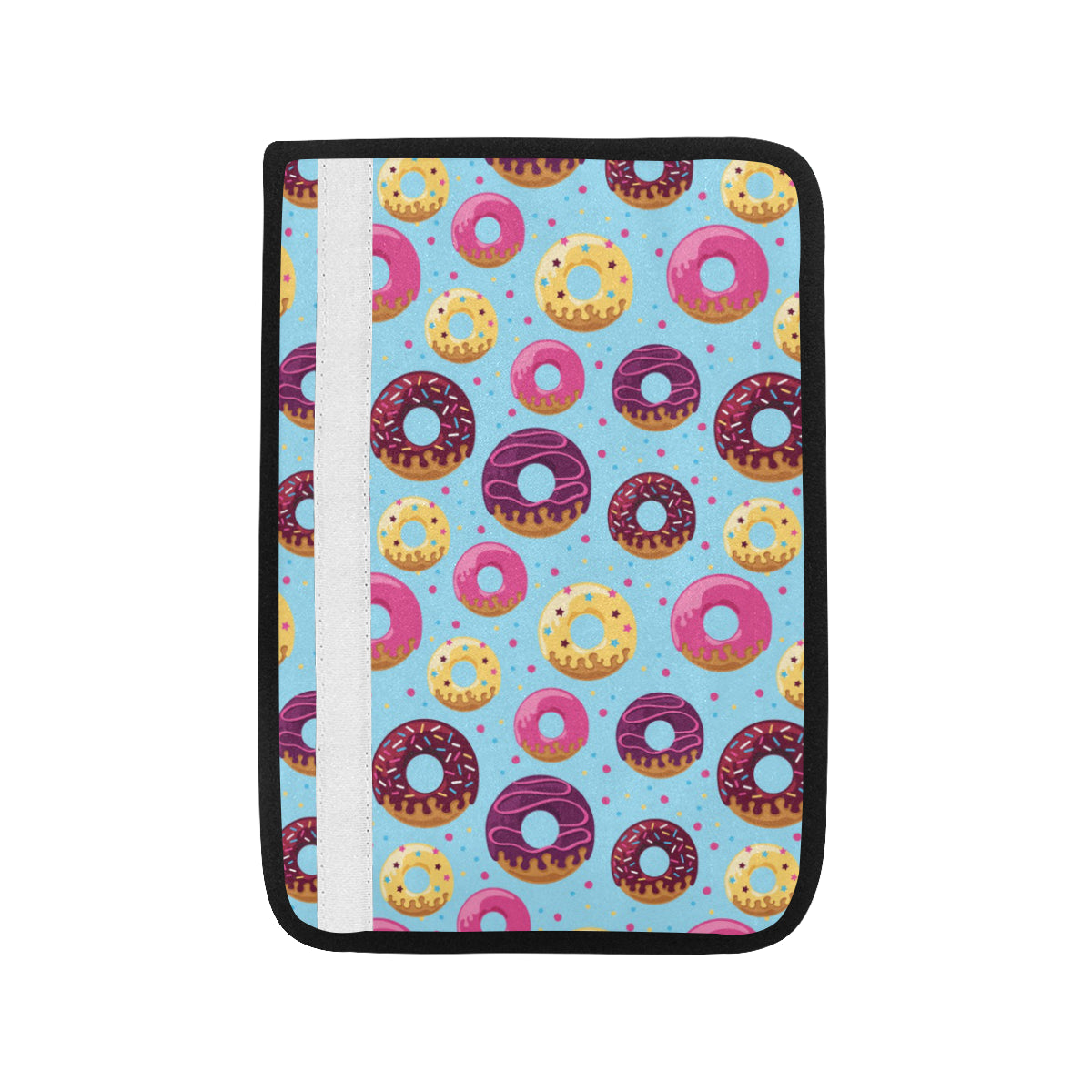 Donut Pattern Print Design DN07 Car Seat Belt Cover