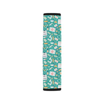 Medical Pattern Print Design 03 Car Seat Belt Cover