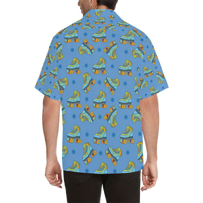 Roller skate Pattern Print Design A04 Men's Hawaiian Shirt