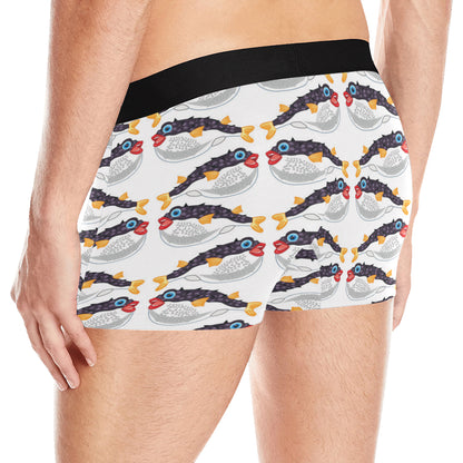 Fugu Pattern Print Design 03 Men's Boxer Briefs