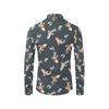 KOI Fish Pattern Print Design 04 Men's Long Sleeve Shirt