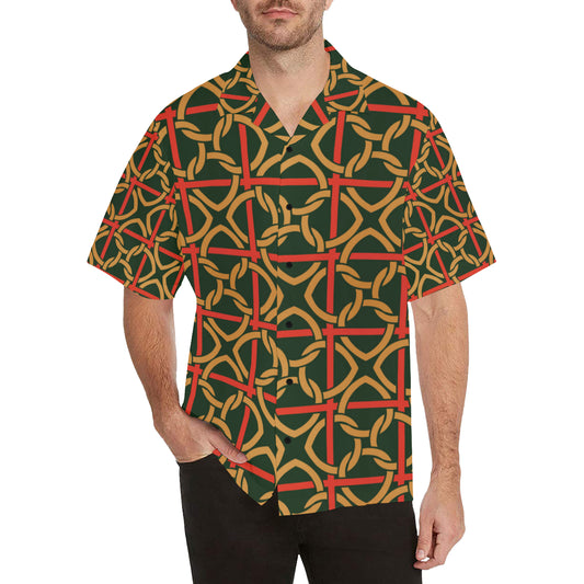 Irish Pattern Print Design 01 Men's Hawaiian Shirt