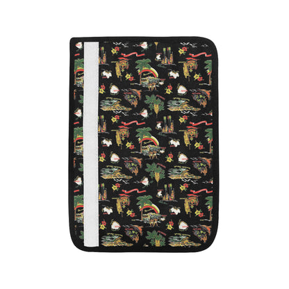 Hawaiian Island Themed Print Car Seat Belt Cover