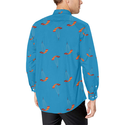 Paratrooper Pattern Print Design A01 Men's Long Sleeve Shirt
