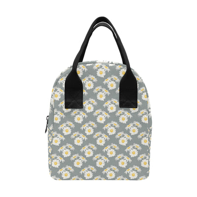 Daisy Pattern Print Design DS09 Insulated Lunch Bag