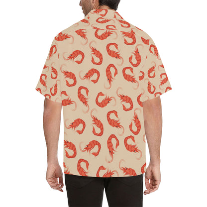 Prawn Pattern Print Design 02 Men's Hawaiian Shirt