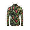 Bird Of Paradise Pattern Print Design BOP010 Men's Long Sleeve Shirt