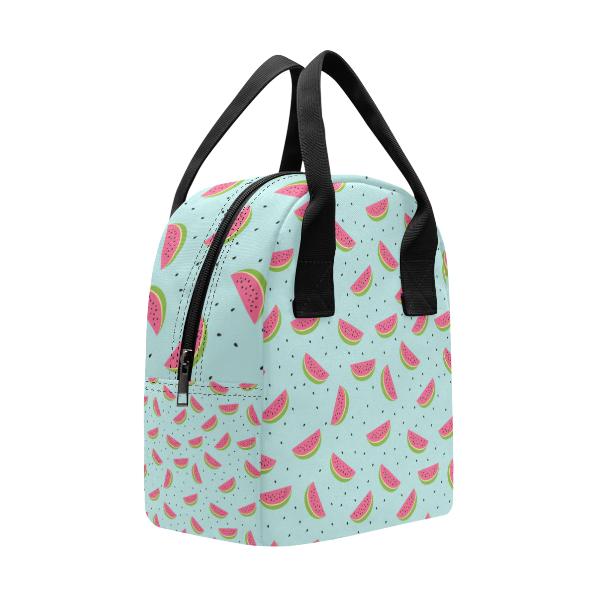 Watermelon Pattern Print Design WM06 Insulated Lunch Bag