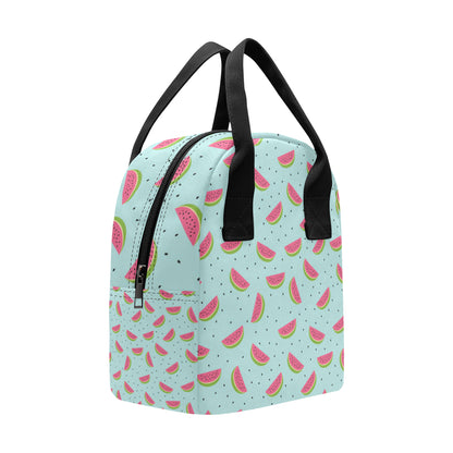 Watermelon Pattern Print Design WM06 Insulated Lunch Bag