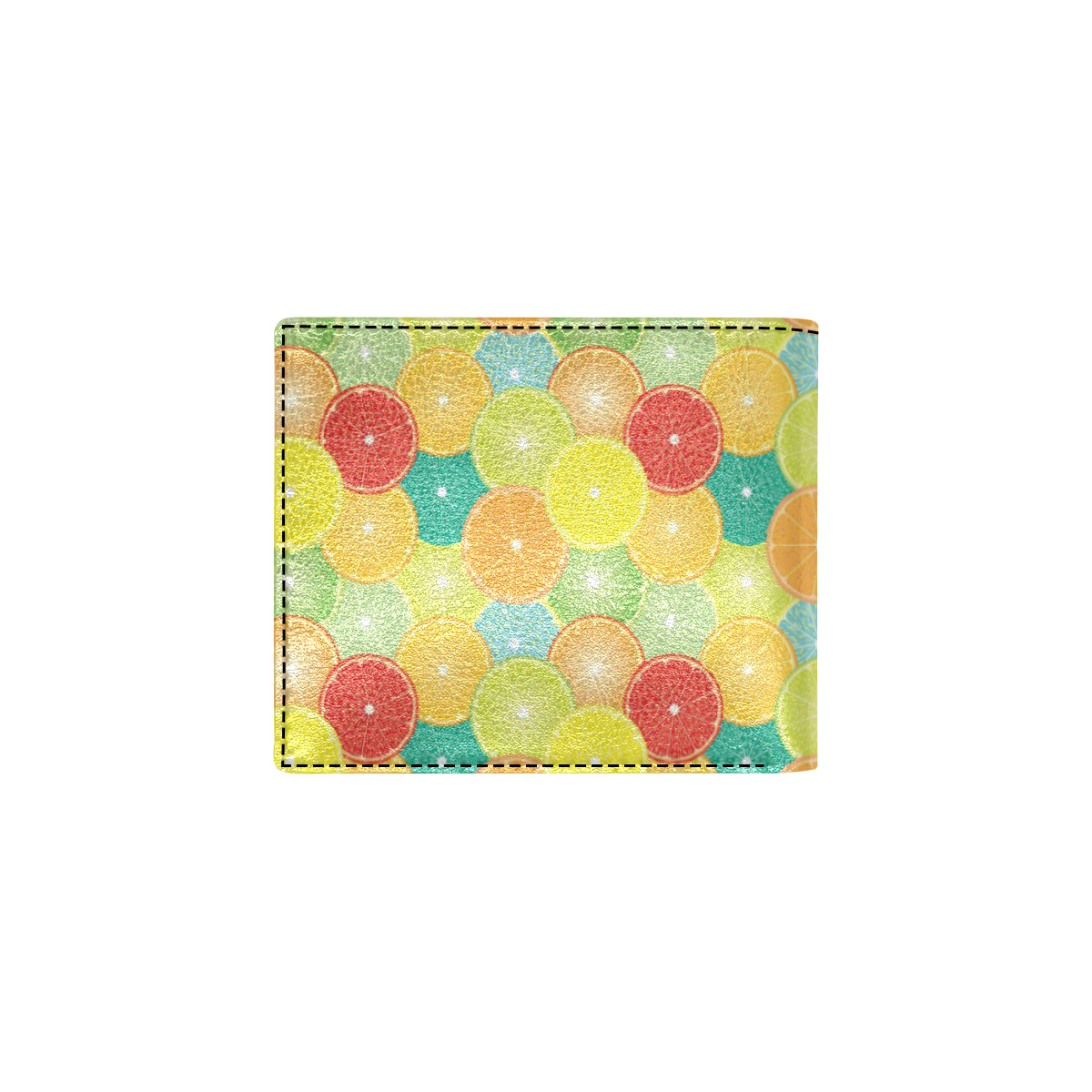 Citrus  Pattern Print Design 01 Men's ID Card Wallet