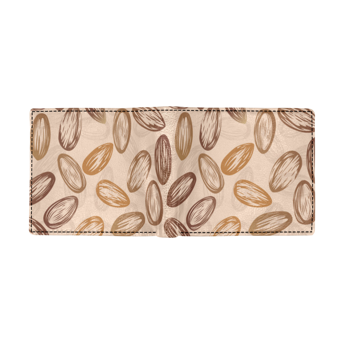 Almond Pattern Print Design 02 Men's ID Card Wallet