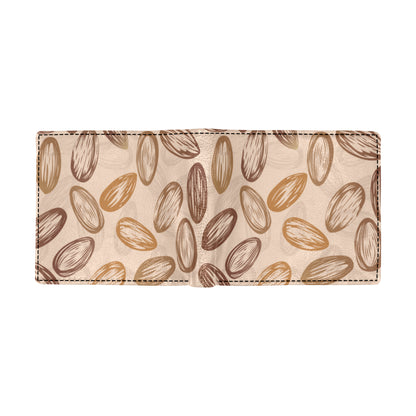 Almond Pattern Print Design 02 Men's ID Card Wallet