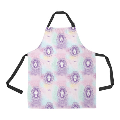 Leo Pattern Print Design 03 Apron with Pocket