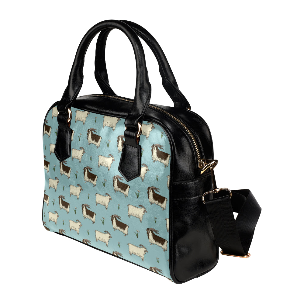 Goat Pattern Print Design 02 Shoulder Handbag
