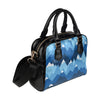 Mountain Pattern Print Design 04 Shoulder Handbag