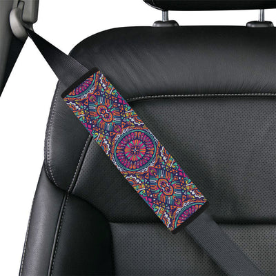 Boho Pattern Print Design 06 Car Seat Belt Cover