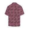 Cheetah Pink Pattern Print Design 01 Men's Hawaiian Shirt