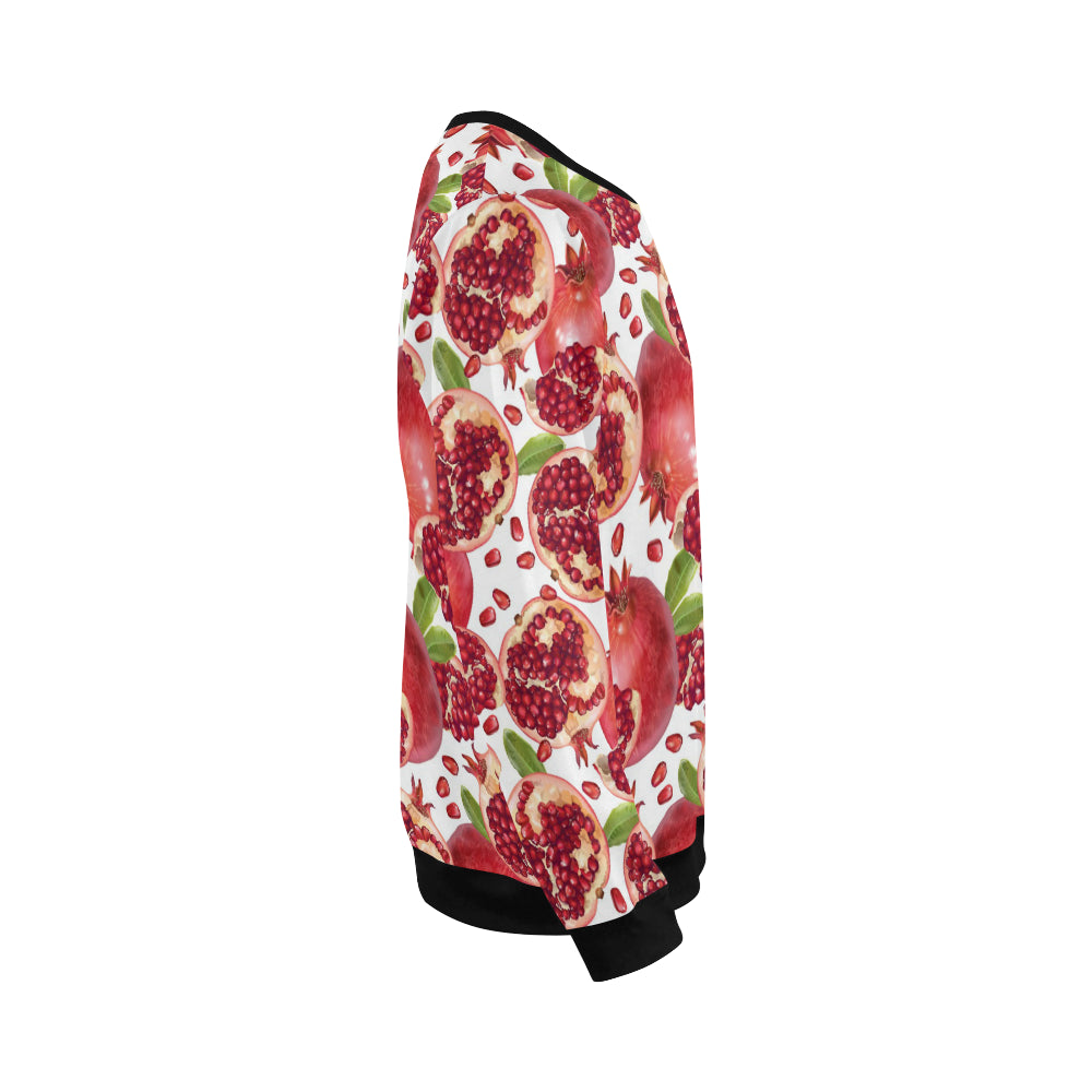 Pomegranate Pattern Print Design PG03 Men Long Sleeve Sweatshirt